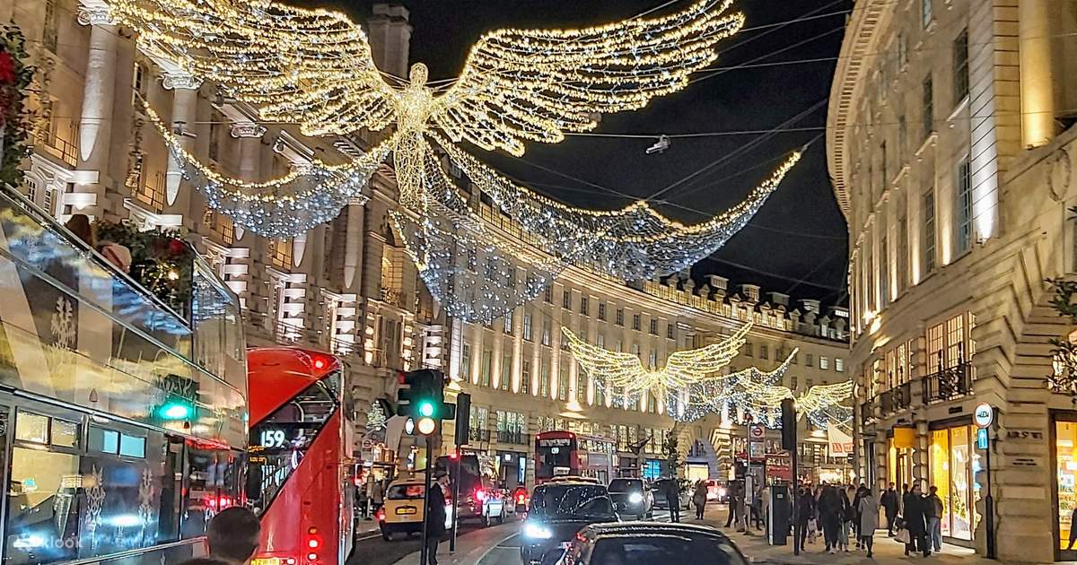 Regent street shop christmas lights 2020